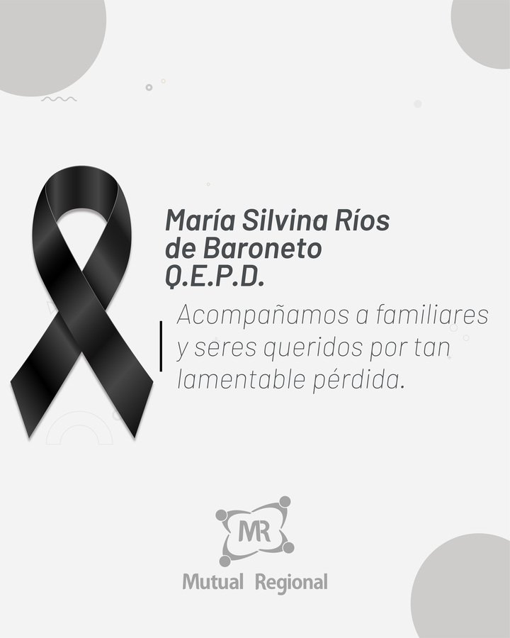 MARÍA SILVINA RÍOS DE BARONETO