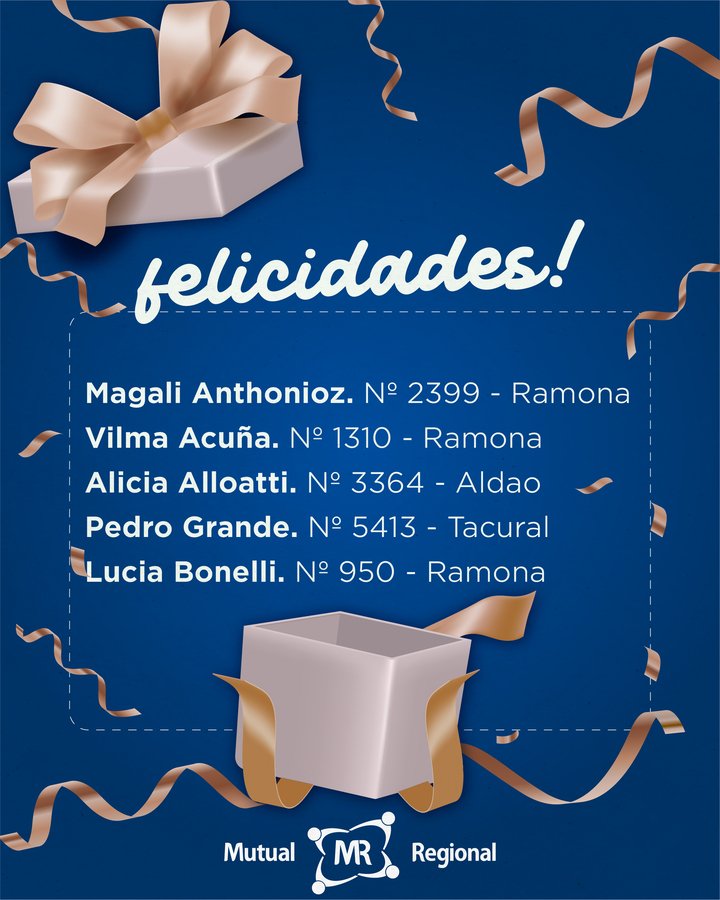 GANADORES SORTEO 35 ANIVERSARIO (FARMACIA)