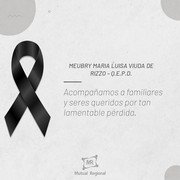 MEUBRY MARIA LUISA VIUDA DE RIZZO - Q.E.P.D.