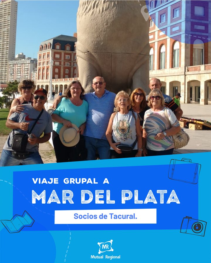 SOCIOS TACURAL - VIAJE A MAR DEL PLATA
