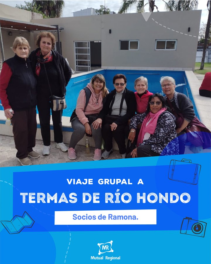 SOCIOS DE RAMONA EN TERMAS DE RÍO HONDO