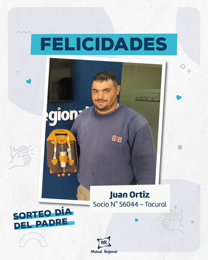 GANADORES SORTEO DÍA DEL PADRE