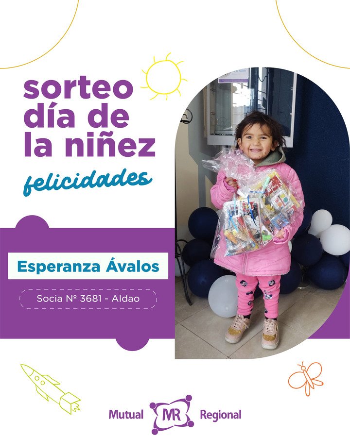 GANADORES SORTEO DÍA DE LA NIÑEZ